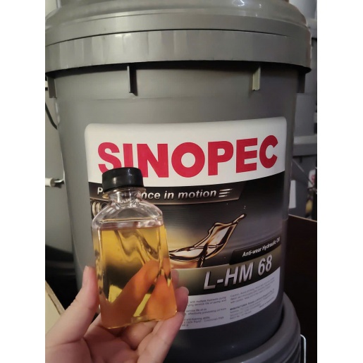 Dầu Thủy Lực Chống Mài Mòn Sinopec Antiwear Hydraulic Oil L-HM 68 (xô 18L)