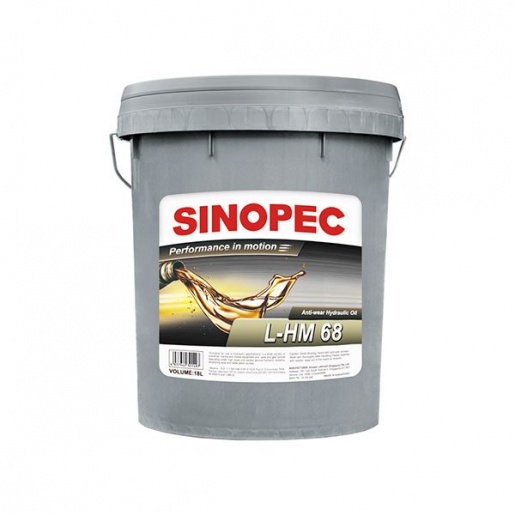 Dầu Thủy Lực Chống Mài Mòn Sinopec Antiwear Hydraulic Oil L-HM 68 (xô 18L)